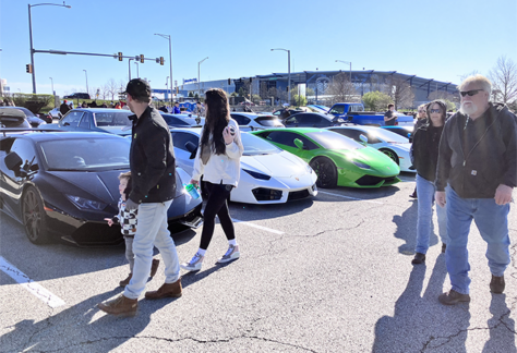 lamborghini huracan at kansas city speedway