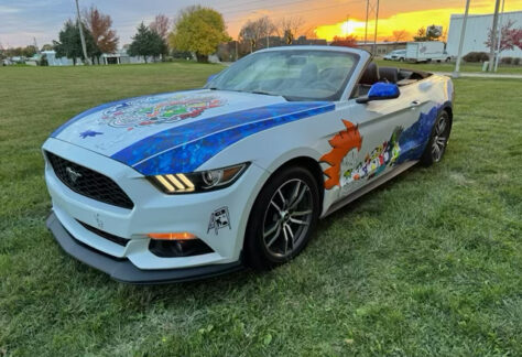 Art car sunset